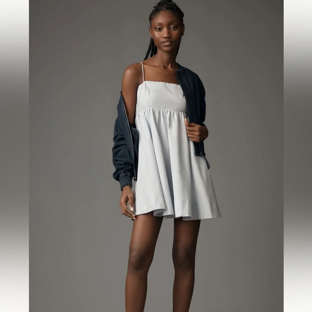 Anthropologie Maeve Square Neck Babydoll Dress - Picture 6 of 7